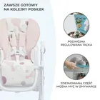 Kinderkraft, Yummy, krzesełko do karmienia, różowe