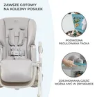 Kinderkraft, Yummy, krzesełko do karmienia, szare