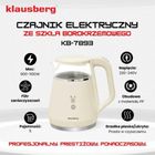 Klausberg, czajnik elektryczny LED z regulacją temperatury, 1l
