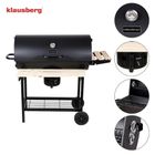 Klausberg, grill węglowy na kółkach z półkami, kb-9033