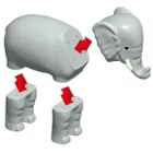 Klein, malblo magnetic, zwierzęta dżungli