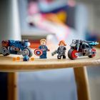 LEGO Marvel, Motocykle Czarnej Wdowy i Kapitana Ameryki, 76260