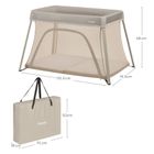 Lionelo, Alice, łóżeczko turystyczne, 3w1, Beige Olive