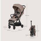 Lionelo, Bess, wózek spacerowy, beige sand