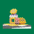 Marioinex, Mini Waffle, City, Ulica, klocki konstrukcyjne, 280 elementów