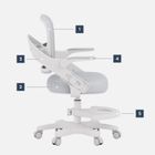 Mark Adler, Junior 4.3, fotel obrotowy dla dzieci, Grey