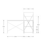 Mark Adler, Leader 5.9, biurko narożne, biały