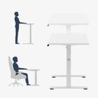 Mark Adler, Leader 6.9 White, biurko elektryczne, regulowane, 120 cm