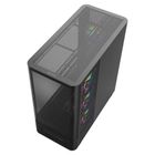 Modecom, Volcano, obudowa komputerowa, AQ400 ARGB MIDI, czarna