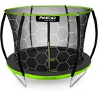 Neo-Sport, trampolina ogrodowa profilowana z siatką wewnętrzną, 14ft/435 cm