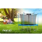Neo-Sport, trampolina ogrodowa siatka wewnętrzna i drabinką, 252 cm
