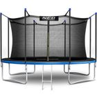 Neo-Sport, trampolina ogrodowa z siatką wewnętrzną i drabinką, 12ft/374 cm