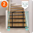 Nukido, barierka, bramka zabezpieczająca, czarna