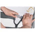 Nukido, NK-243, łóżeczko turystyczne składane, dostawka, ciemny szary