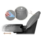 Nukido, Tilo, krzesełko do karmienia, szaro-czarne