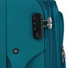 Peterson, walizka, średnia, turkusowo-różowa, 68 cm