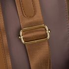 Plecak miejski, beżowy, skóra ekologiczna, Peterson