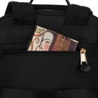 Plecak podróżny, bagaż podręczny do samolotu, czarny, Peterson