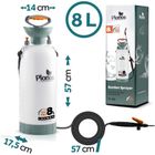 Plonos, opryskiwacz ciśnieniowy, ręczny, 8l