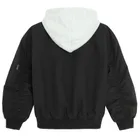 Przejściowa kurtka bomberka unisex z odpinanym kapturem NOWEAR