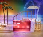 Rainbow High, Pool & Beach Club, zestaw z basenem zmieniającym kolory