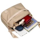 Torebka listonoszka, beżowa, skóra ekologiczna, Peterson