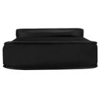 Torebka listonoszka, czarna, skóra ekologiczna, Peterson