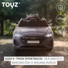 Toyz, Audi Etron Sportback, pojazd na akumulator, grey