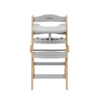 Tulano, Morsel 45, krzesełko do karmienia drewniane, natural-grey