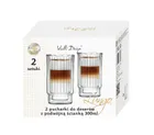 Vialli Design, Lungo, pucharki do deserów z podwójną ścianką, 300 ml, 2 szt.