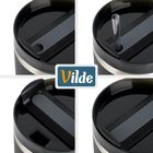 Vilde, kubek termiczny, stalowy, czarny z uchwytem, 1,2l