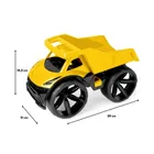 Wader, Maximus, wywrotka, żółta, 59 cm