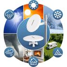 Berdsen, antena wewnętrzna zewnętrzna TV, ultra HD 4K, biała, BD-955