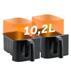 Berdsen, frytkownica beztłuszczowa, air fryer, dwukomorowy, 1700W, czarny, 10,2l, BD-657