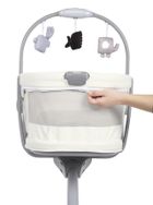 Chicco, Baby Hug 4in1 Air, kołyska, leżaczek, krzesełko, white snow