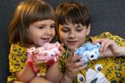 Extralink Kids Camera H28 Dual, aparat cyfrowy, niebieski