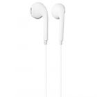 Hama, Glow II, słuchawki douszne, z mikrofonem, białe