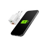 Hama, Power Delivery, ładowarka sieciowa, USB‑C, USB‑A, 30W, biała