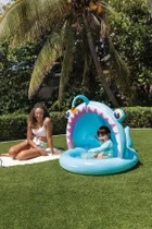 Intex, basen dmuchany z daszkiem, rybka, 127-102-86 cm