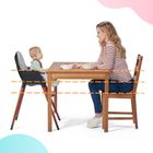 Kinderkraft, Finix, krzesełko do karmienia, Ecru
