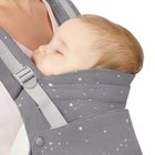 Kinderkraft, Huggy, nosidełko ergonomiczne, szare