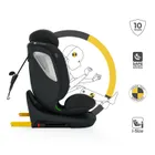Kinderkraft, I-Grow 2 Plus, fotelik samochodowy, i-Size, black, 40-150 cm