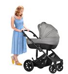 Kinderkraft, Prime Lite, wózek wielofunkcyjny 3w1, Grey