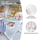 Kinderkraft, Yummy, krzesełko do karmienia, różowe