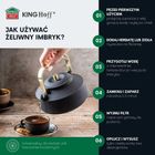 Kinghoff, zaparzacz żeliwny imbryk z filtrem, 1l