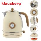 Klausberg, Retro, czajnik elektryczny, z termometrem, 1,7l, kb-9006