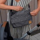 Lassig, Casual Label, torebka-organizer do wózka, 2w1, Blocks taupe