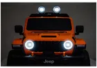Lean Cars, Jeep Rubicon, pojazd na akumulator 4-4, DK-JWR556 4-200W 24V, pomarańczowy