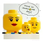 LEGO, mała głowa, chłopiec, pojemnik do przechowywania, rozmiar S, 2l