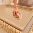 Lionelo, Megs, wielofunkcyjna mata do przewijania, beige sand